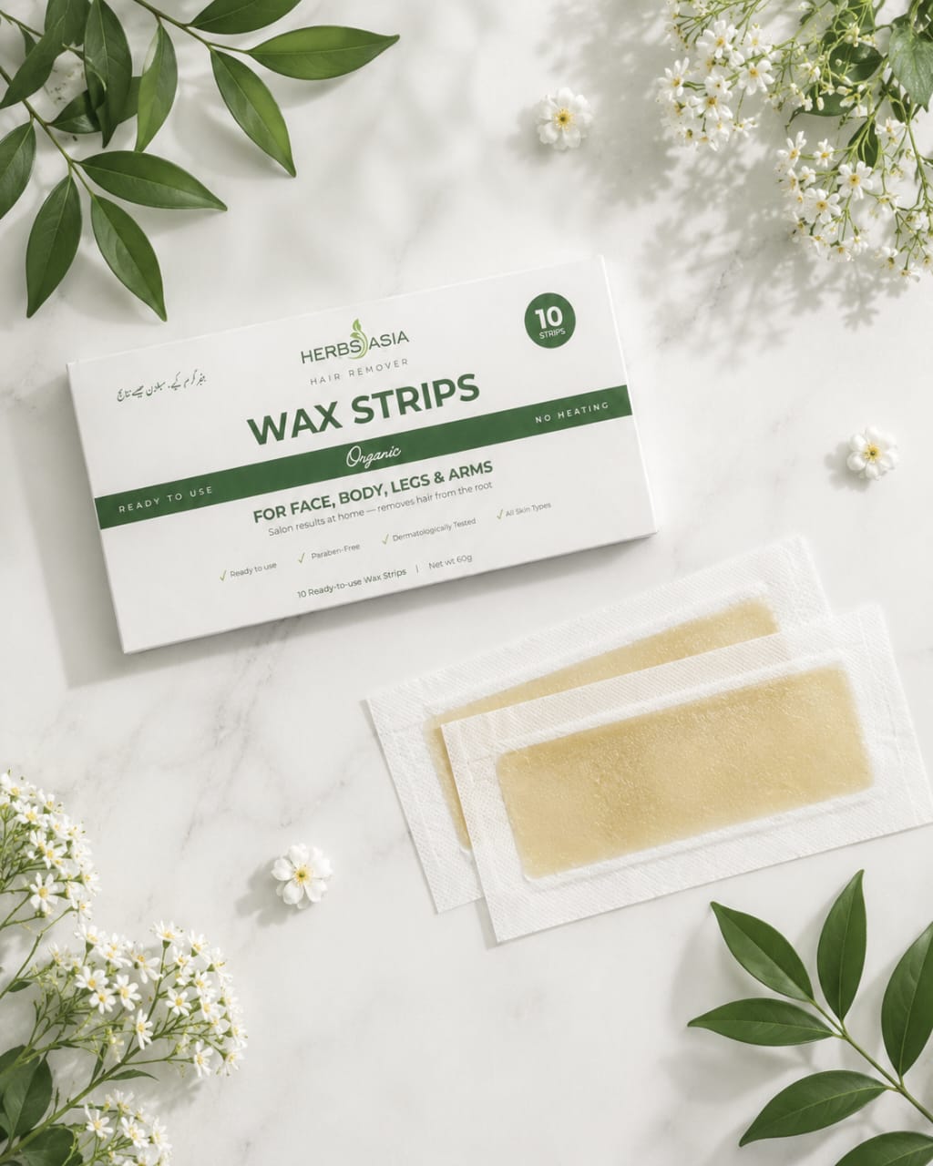 READY-TO-USE WAXING FOR SMOOTH, HAIR-FREE-LOOKING SKIN