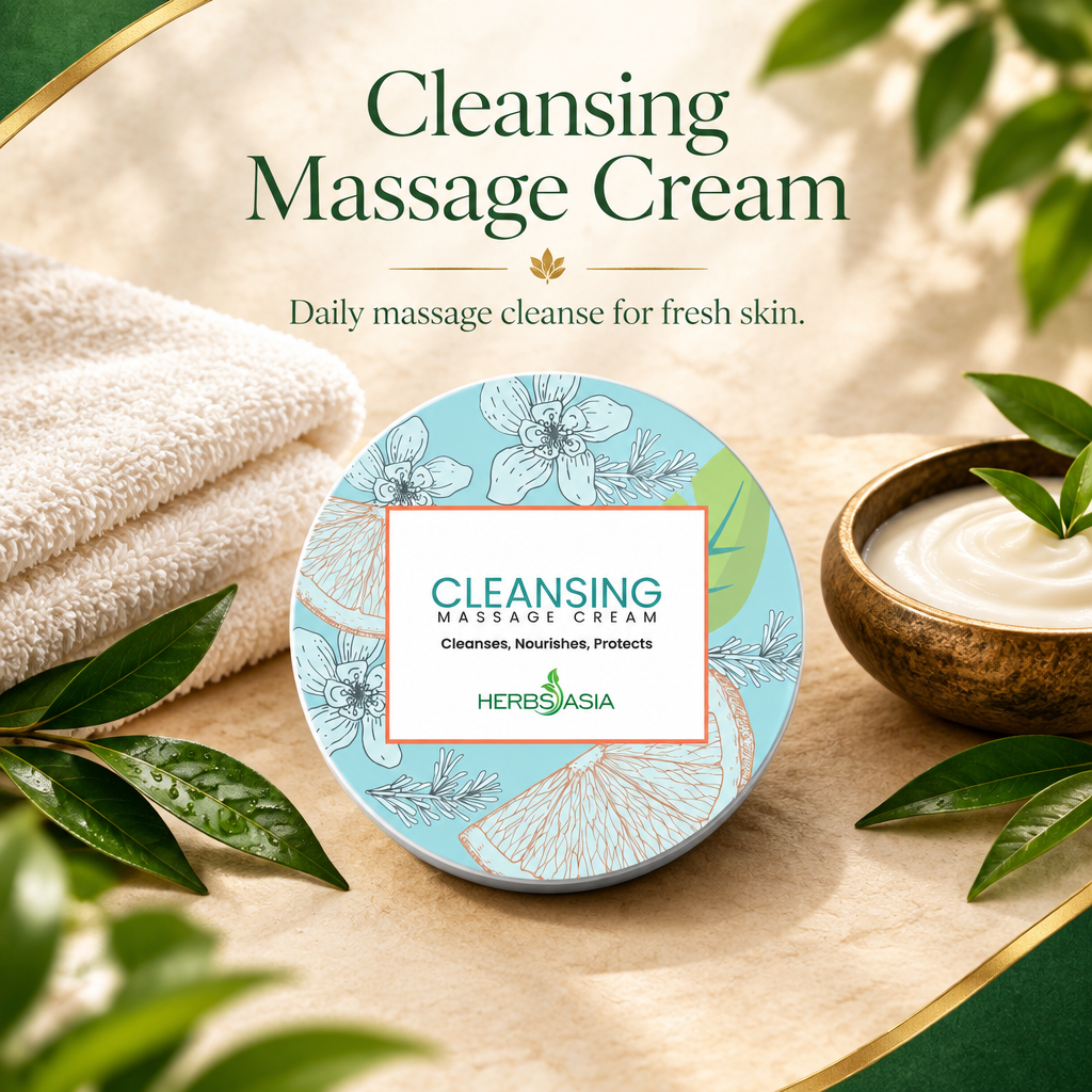 HerbsAsia cleansing massage cream for daily face massage cleansing