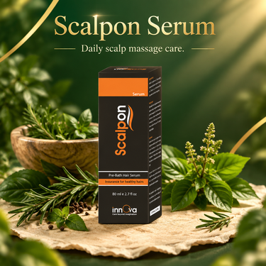 Scalpon pre-bath hair serum for daily scalp massage care